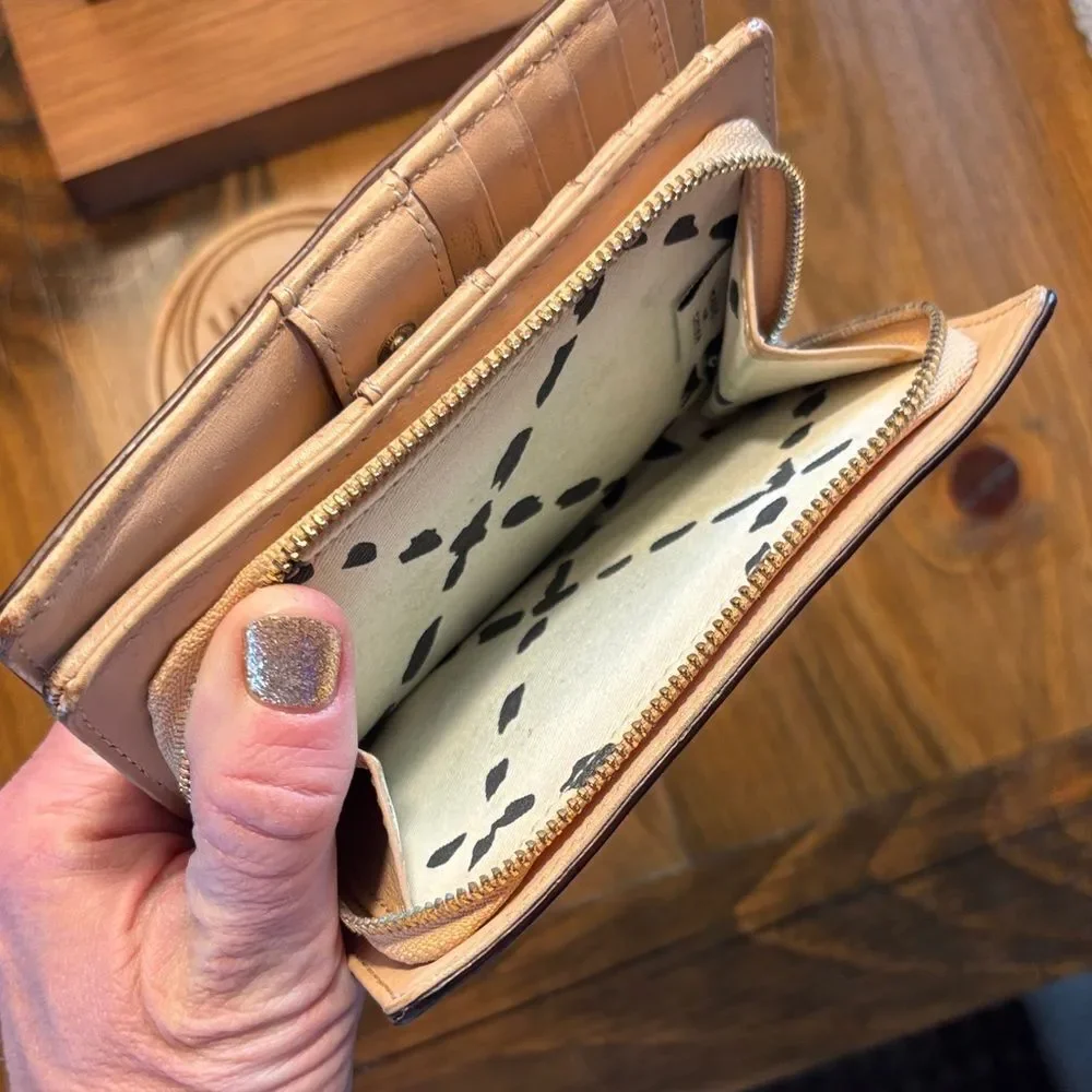 Kate Spade Black Textured Wallet